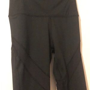 Aerie Black Mesh Leggings